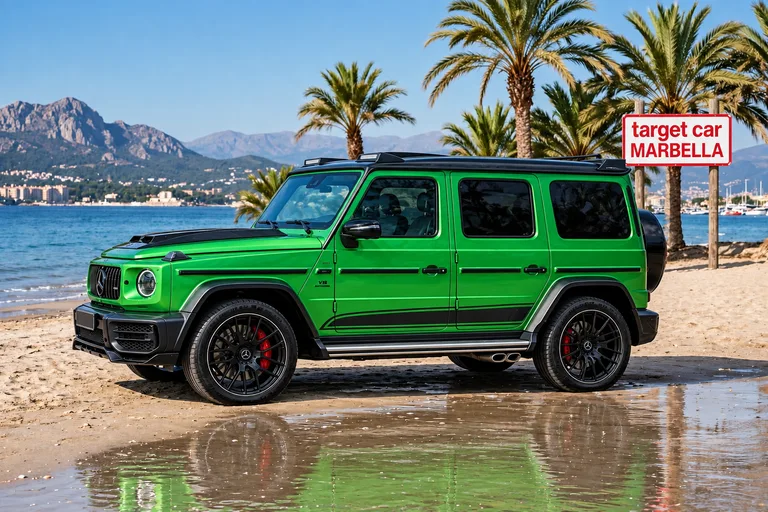 Mercedes-Benz G 63 Brabus on the beach