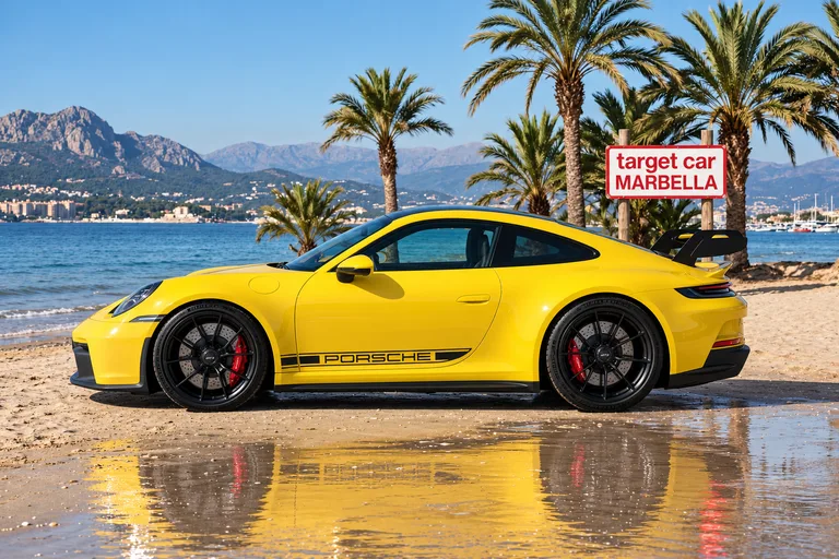 Porsche 911 GT3, Exterior con fondo de playa recreado